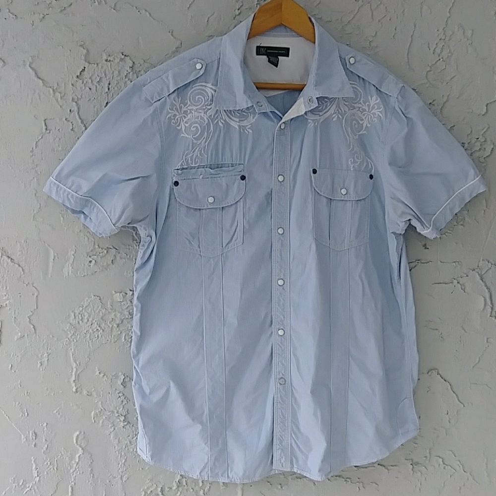 Light Blue INC International Concepts Shirt
